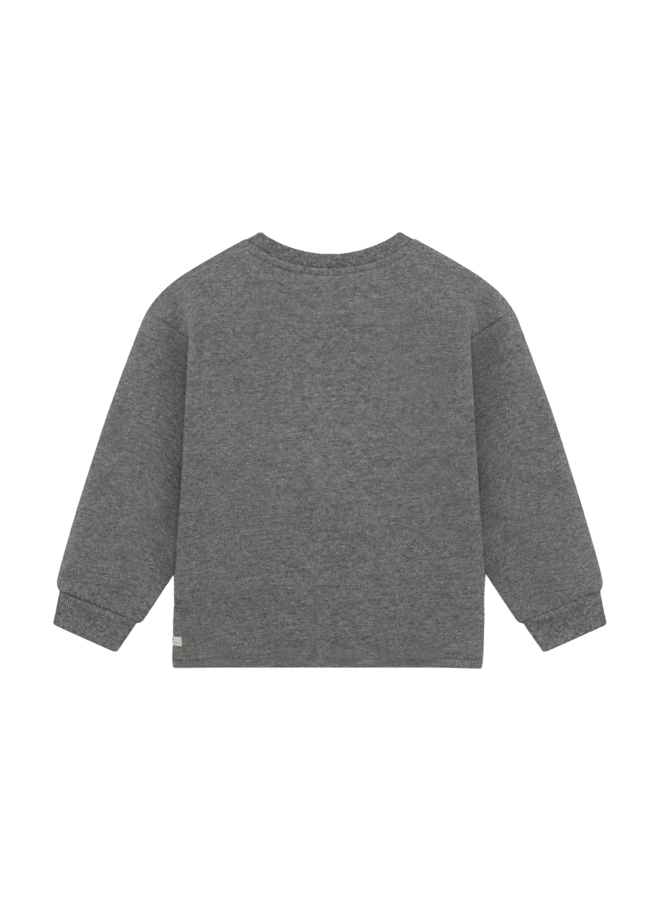 Daily7 - Sweater artwork - Mid grey melange