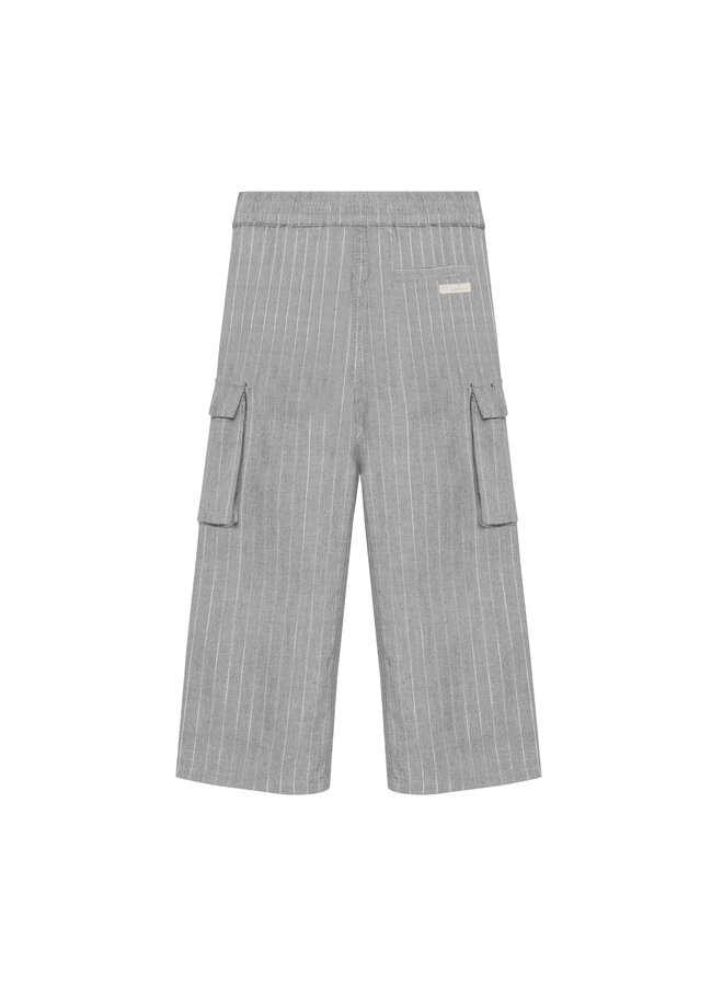 Daily7 - Wide fit pinstripe - Mid grey melange