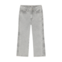 Daily7 - Denim wide fit embossing - Light grey denim
