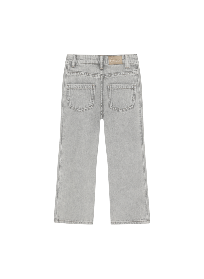 Daily7 - Denim wide fit embossing - Light grey denim
