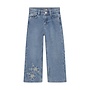 Daily7 - Denim wide fit embroidery - Blue denim