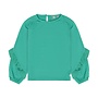 Daily7 - T-shirt longsleeve ruffle - Sea green
