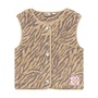 Daily7 - Teddy gilet animal - Ginger root