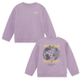 Daily7 - Oversized sweater backprint - Purple melange