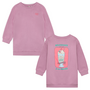 Daily7 - Sweat dress longsleeve print - Valerian