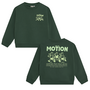 Daily7 - Oversized sweater backprint - Jungle green