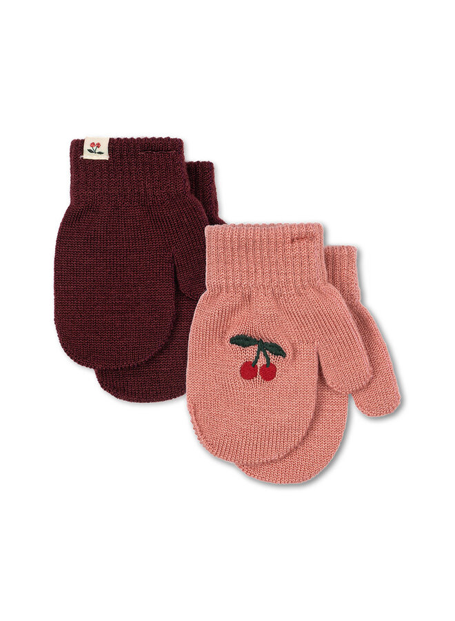 2-pack filla mittens - Sorbet