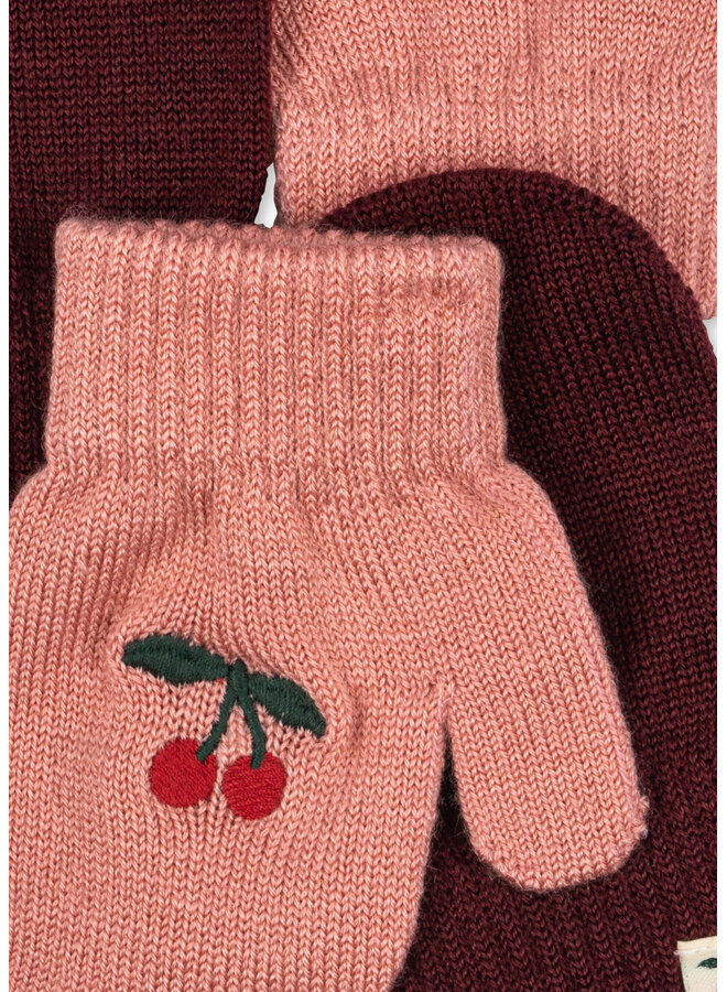 Konges Sløjd - 2-pack filla mittens - Sorbet