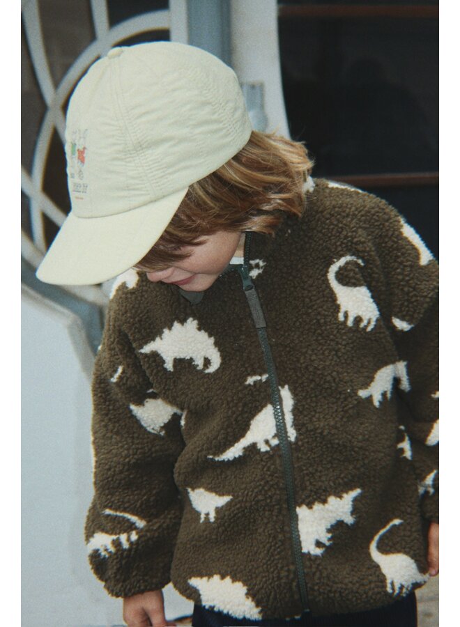 Konges Sløjd - Jody teddy jacket - Dino silhouette