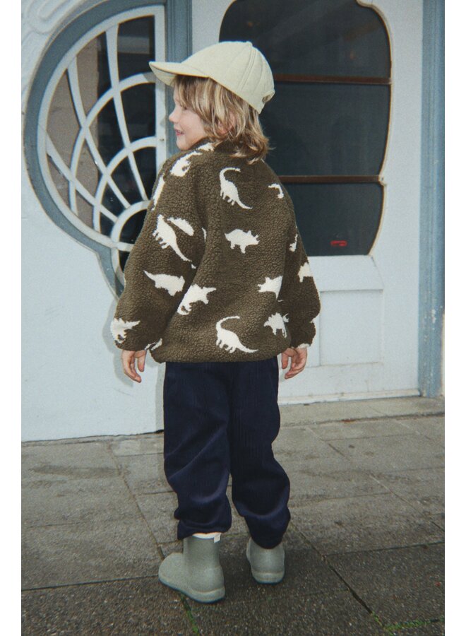 Konges Sløjd - Jody teddy jacket - Dino silhouette