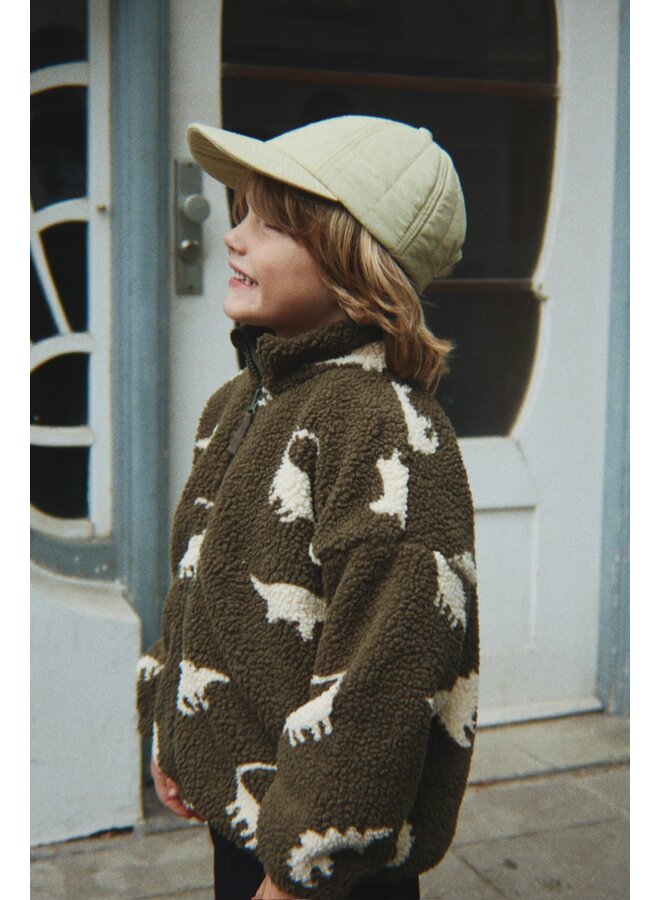 Konges Sløjd - Jody teddy jacket - Dino silhouette