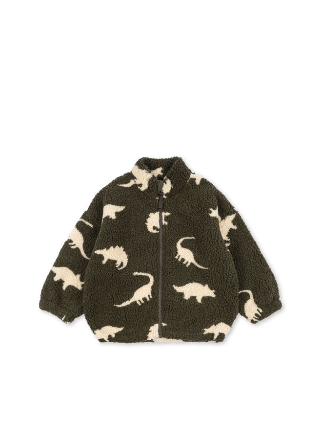 Konges Sløjd - Jody teddy jacket - Dino silhouette