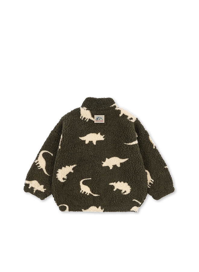Konges Sløjd - Jody teddy jacket - Dino silhouette