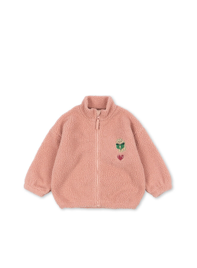 Jody teddy jacket - Mellow rose