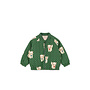 Konges Sløjd - Juno printed bomber jacket - Dot miao verde