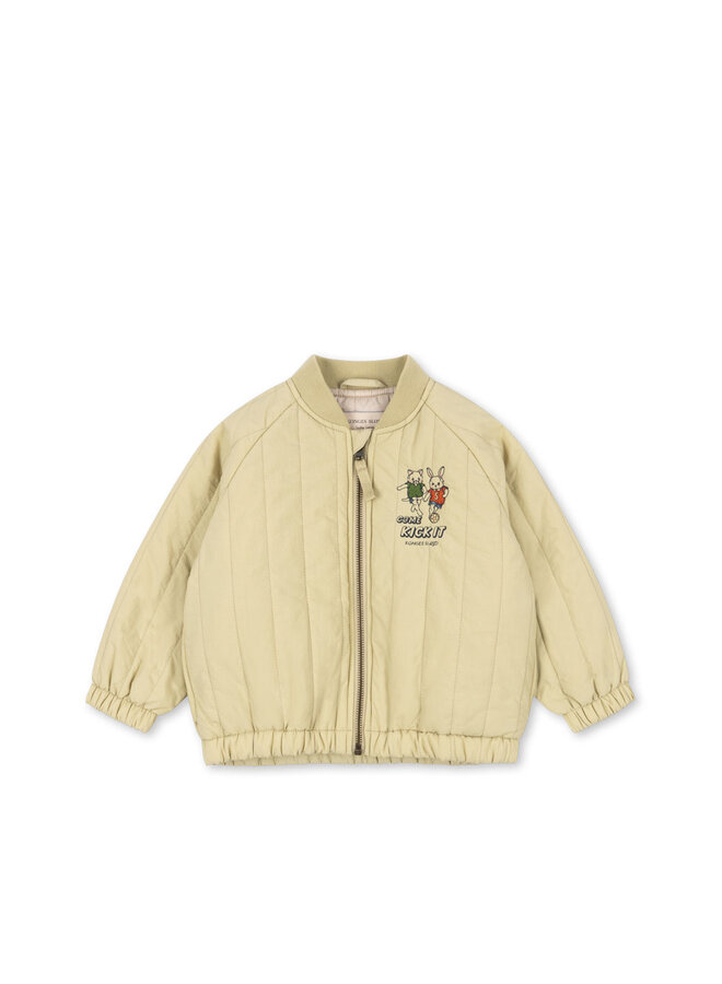 Konges Sløjd - Juno bomber jacket - Pale olive green