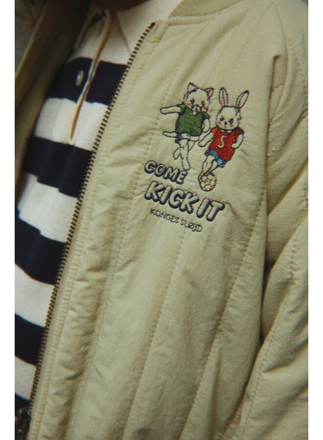 Konges Sløjd - Juno bomber jacket - Pale olive green