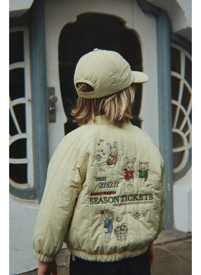Konges Sløjd - Juno bomber jacket - Pale olive green