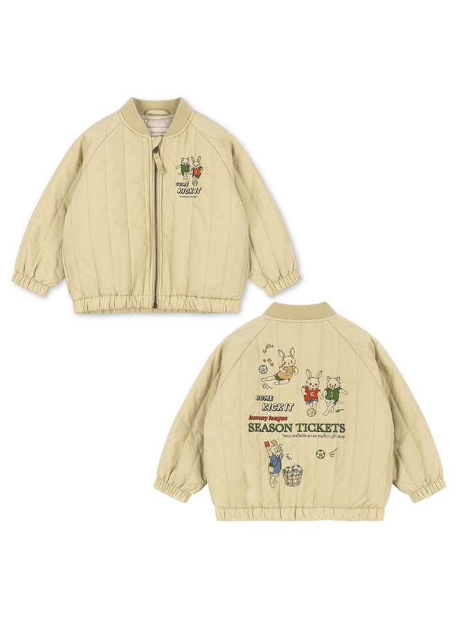 Konges Sløjd - Juno bomber jacket - Pale olive green