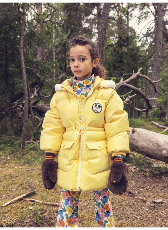Mini Rodini - Ritzratz patch heavy puffer - Yellow