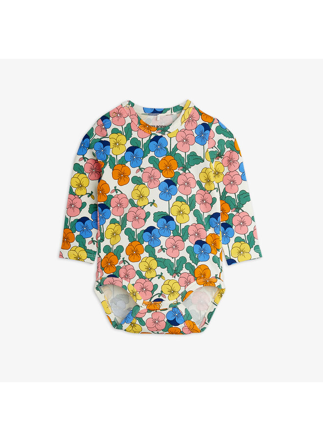 Mini Rodini - Violas aop ls body - Multi