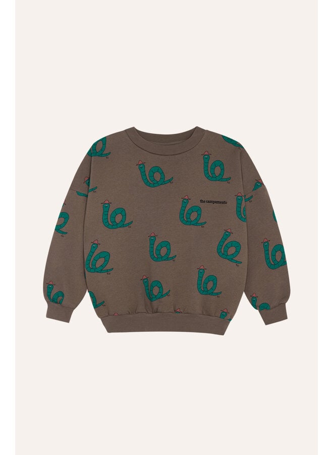 Snakes brown sweatshirt