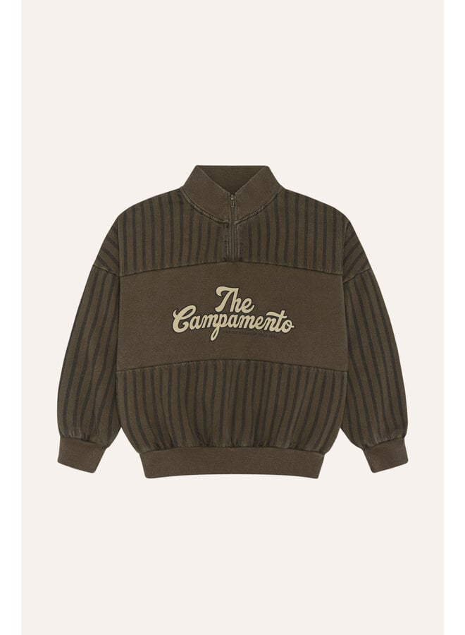 The Campamento stripes sweatshirt - Green