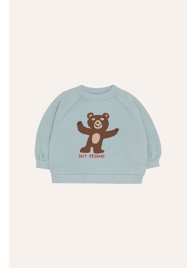 Bear baby sweatshirt - Light blue