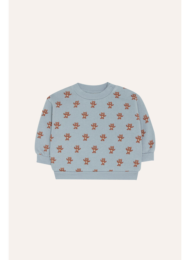 The Campamento - Happy bears baby sweatshirt - Light blue