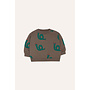 The Campamento - Snakes baby sweatshirt - Brown