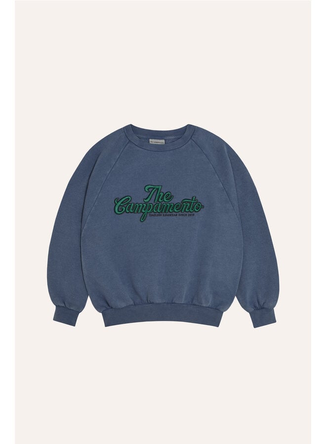 The Campamento blue sweatshirt