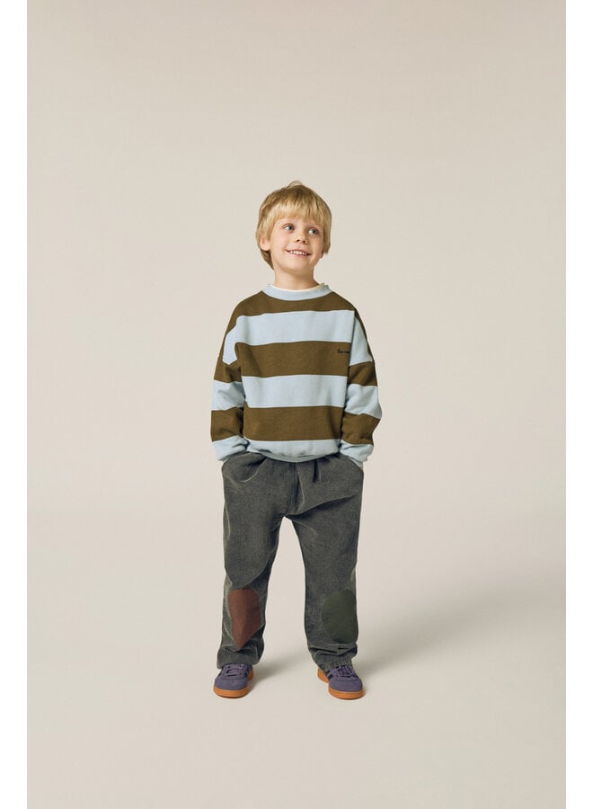 The Campamento - Green stripes sweatshirt