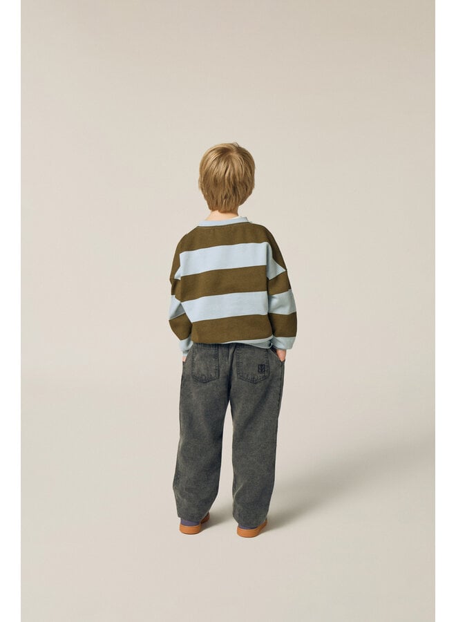 The Campamento - Green stripes sweatshirt