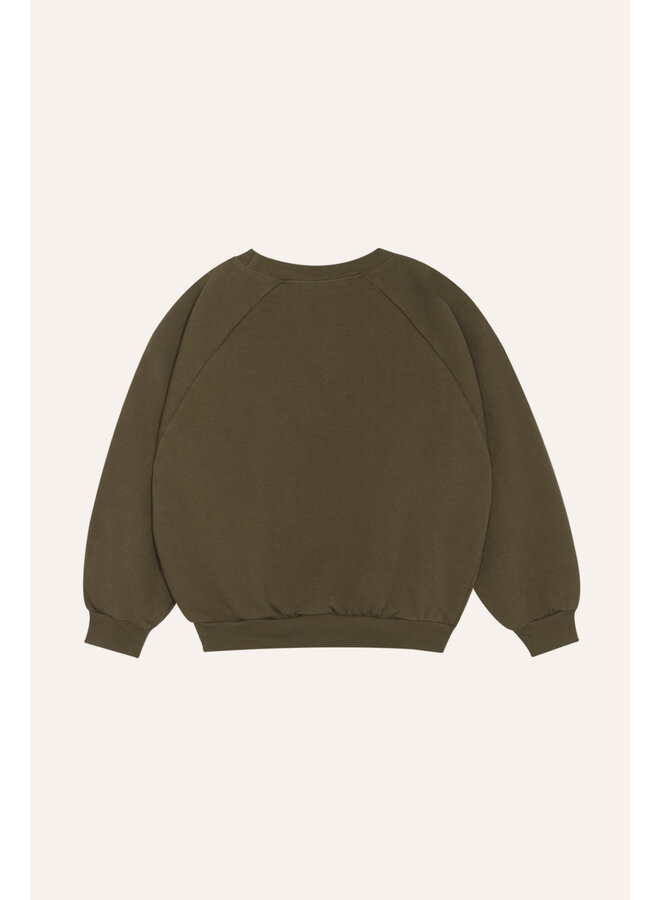 The Campamento - Big smiling face sweatshirt - Green