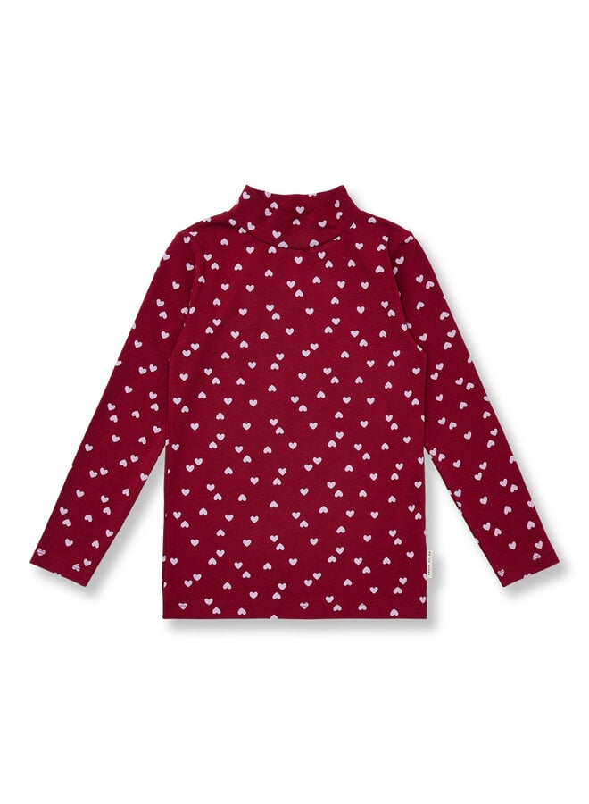 Turtle neck - Hearts AOP