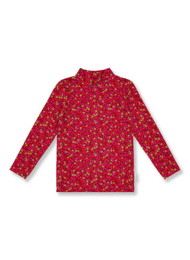 Petit Blush - Turtle neck - Winter flower AOP