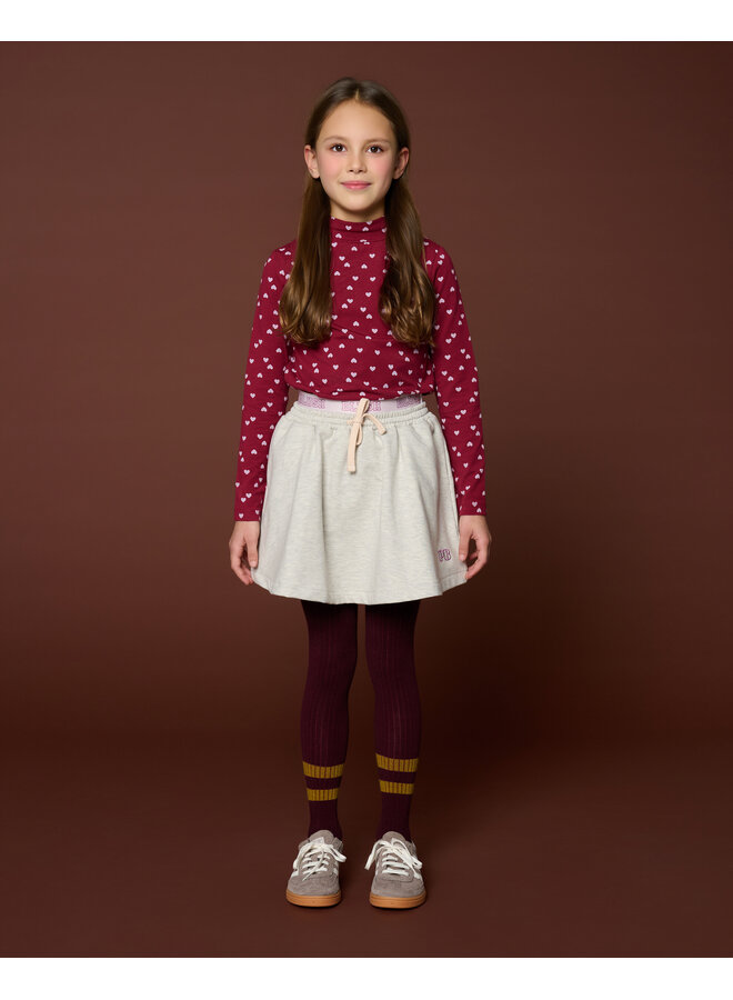 Petit Blush - Mini sweat skirt - Grey melange