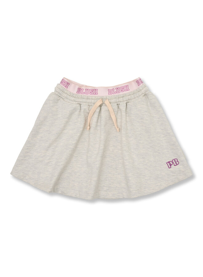 Petit Blush - Mini sweat skirt - Grey melange