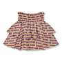 Petit Blush - Mini smock skirt bisous - Cork/Purple