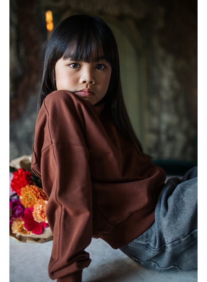 Petit Blush - Luca sweater - Brown