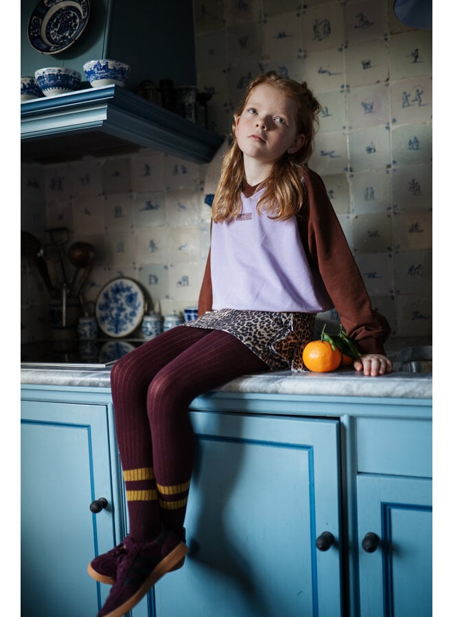 Petit Blush - V-neck sweater - Color block