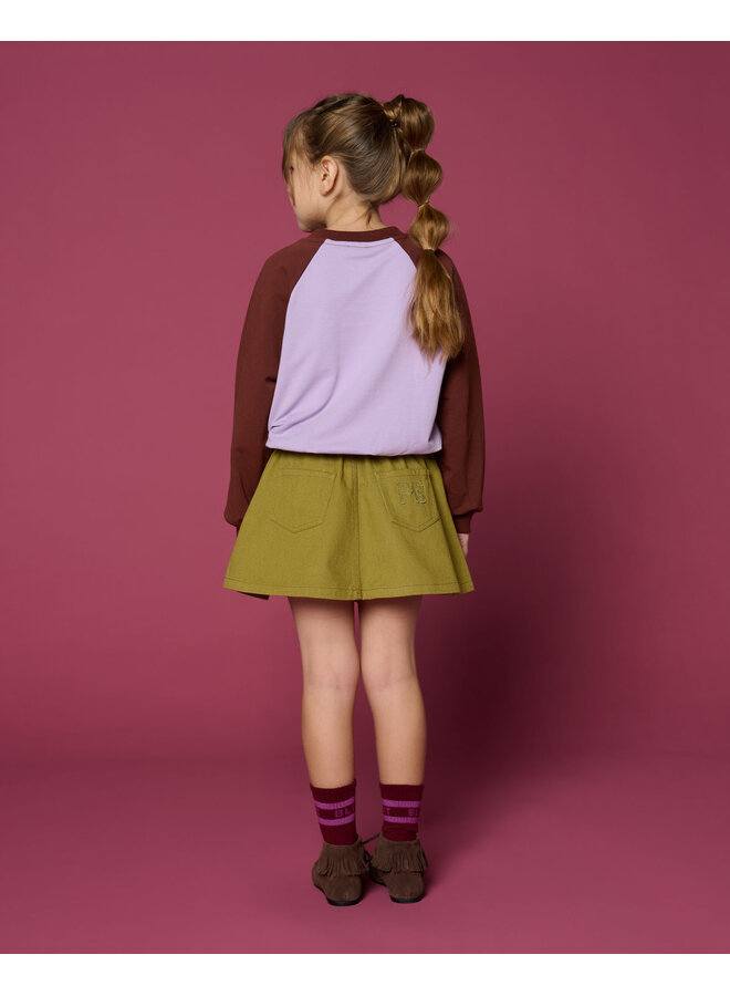 Petit Blush - V-neck sweater - Color block