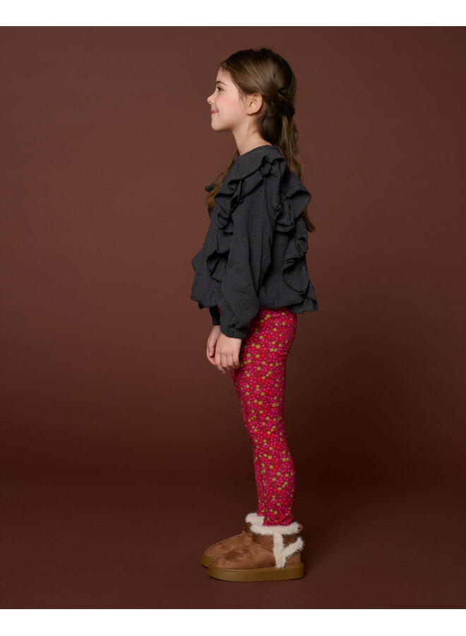 Petit Blush - Lola legging - Winter flower AOP