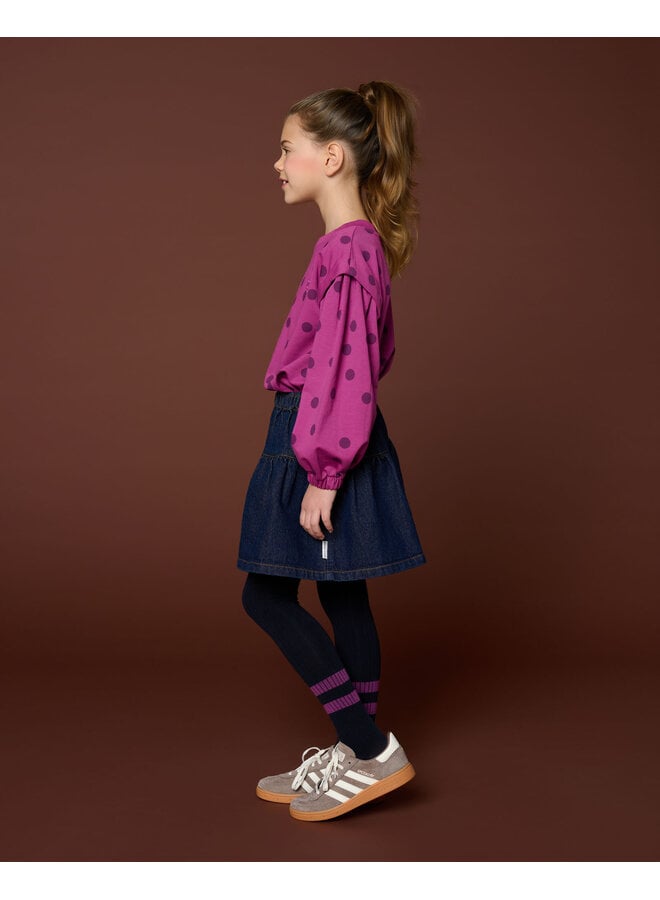 Petit Blush - Tight stripes - Blue/Orchid