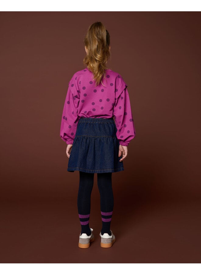 Petit Blush - Tight stripes - Blue/Orchid