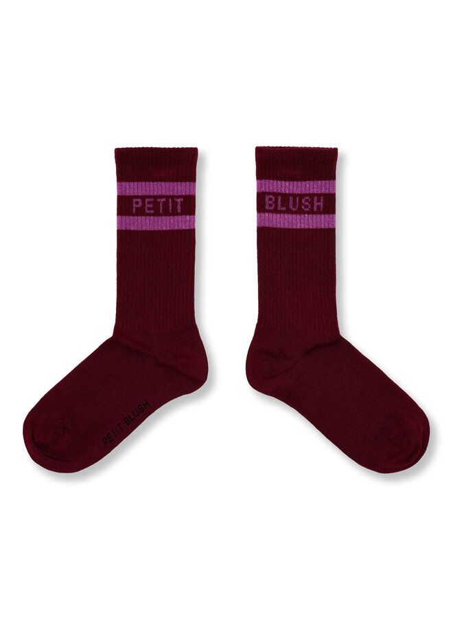 Petit Blush - Sport socks - Garnet/Orchid