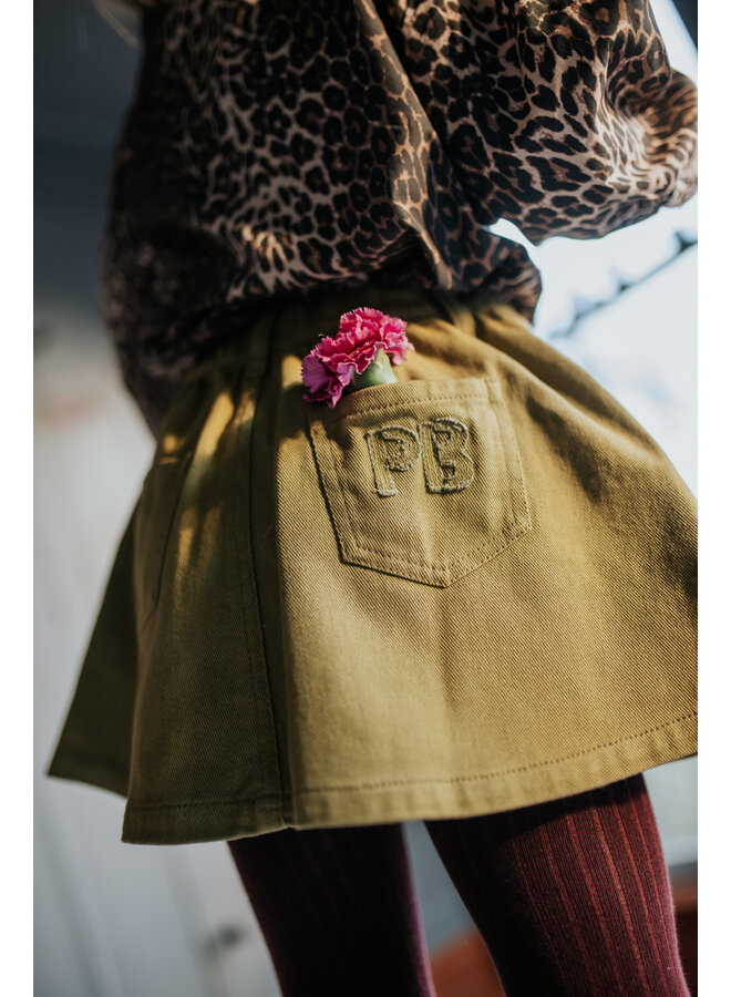 Petit Blush - Mini skirt - Khaki