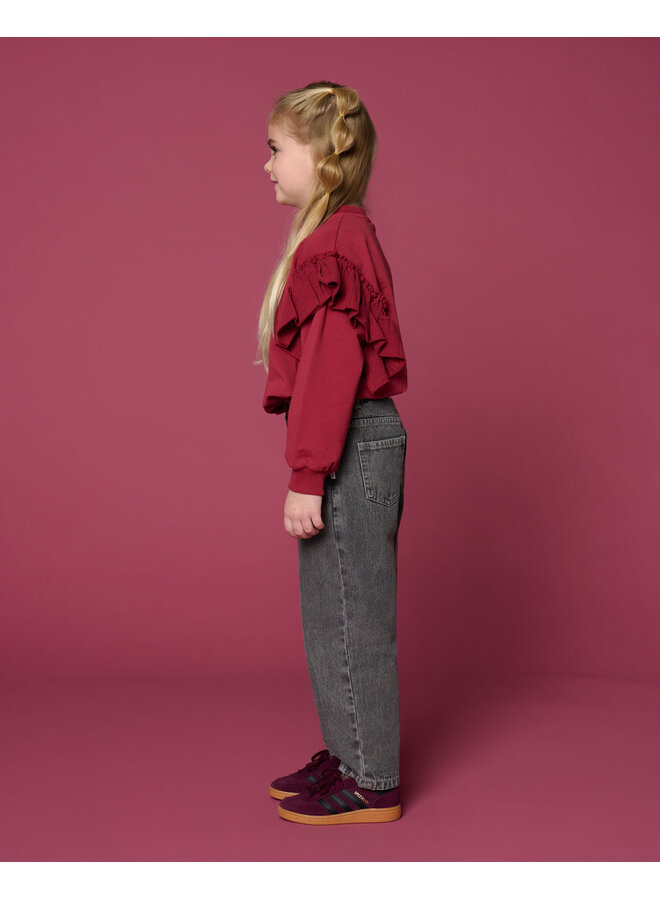 Petit Blush - Ballon fit jeans - Washed grey