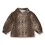 Petit Blush - Collar blouse - Leopard AOP