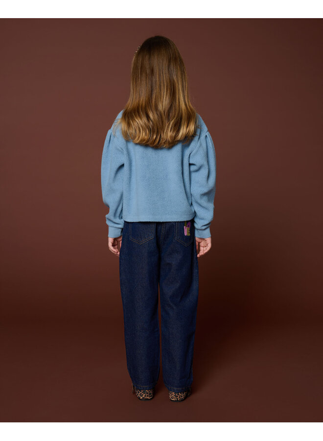Petit Blush - Teddy sweater - Ice blue